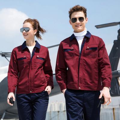 China Custom Made Unisex Wholesale Anti-Shrink Sleeve High Quality Casual Long Sleeve Work Wear Shorts Workwear Jacket Pants Suit for sale