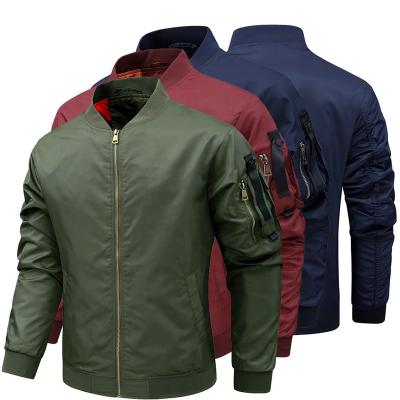 China Wholesale Reversible Outwear Causal Military Windproof Jacket With Logo Men's Polyester Anorak for sale