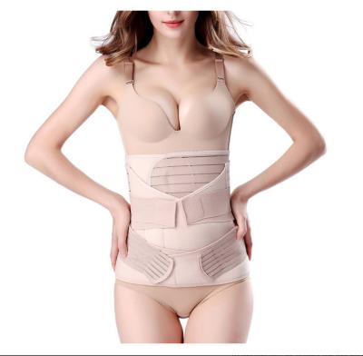 China 3-in-1 Support Breathable Postpartum Recovery Wrap Abdominal Shaper Belt Shaping Pant Postpartum Shapewear for sale