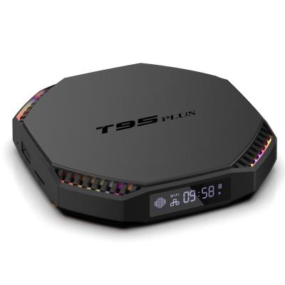 China Android 11 TV BOX Quad Core Android TV BOX T95 Plus rockchip rk3566 8gb RAM 64gb Android 11 Dual Wifi 8K HD Smart TV Box for sale