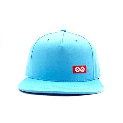 China Custom logo solid color 100% cotton unisex 5 panel snapback hats for sale