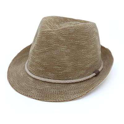 Китай OEM Light Beige Roll Brim Shade Kids Summer Custom Straw Hats With Hemp Rope Decoration продается