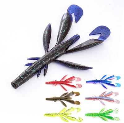 China Fishing Soft Lure Shrimp 7cm /12cm High Quality Soft Baits For Tangerine Fish Perch Bass 82183 for sale