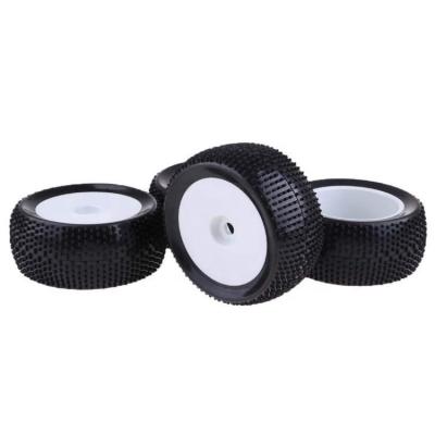 China 4PCS RC Monster Rubber Tires 17mm Hex Wheel Hub For 1/8 Buggy Truck Off Road Model Crawler Car T8-1 for sale