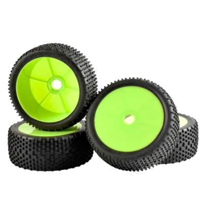 China 4PCS RC 1/8 Off-Road Car Tire Tires and Rubber Wheel with Errors Rim Have Foam Inserts E-8 Hub 17mm for sale