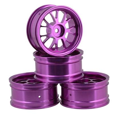 China 4PCS RC Hobby Y-Shape Wheel Aluminum Alloy Dia 52mm Rim Fits For 1/10 On-Road Car And Drift Car for sale