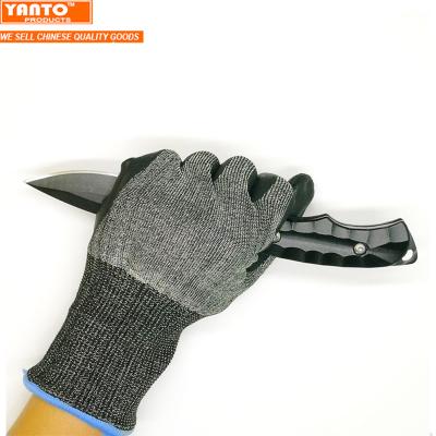 China Industrial Grade Anti Knitted Heavy Duty Protective Safety Protective Work Cutting Gloves For Construction YT-ST6004 for sale