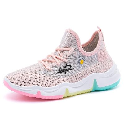 China Anti-odor 2021 new comfortable casual lace-up spring running shoes sports shoes women for sale