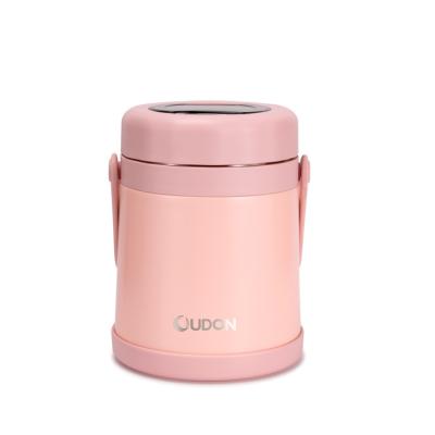 China New Arrival PORTABLE Double Wall Color Stainless Steel Food Grade Pots Base Thermos for sale