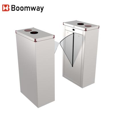 China 1.0mm SUS Low Noise Access Control Flap Barrier Gate Turnstile for sale