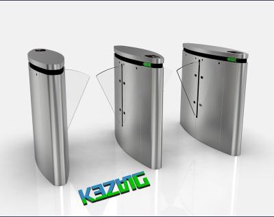 China szkzzn SUS304 Access Turnstile Electronic Fingerprint Face Recognition Flap Barrier Turnstile For Office Building Gym for sale