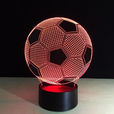 China Highlight For Your Logo Or Brand LED Night Light 3D Soccer Lamp Gift For Russia 2018 World Cup for sale