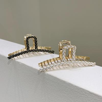 China Wholesale European and American Style New Arrival Alloy Designed Hair Big Claw Delicate Hair Clips for Women Ladies Daily Life for sale