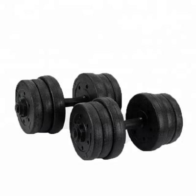 China Durable 10kg Gym Dumbbell Set Cement Dumbbell for sale