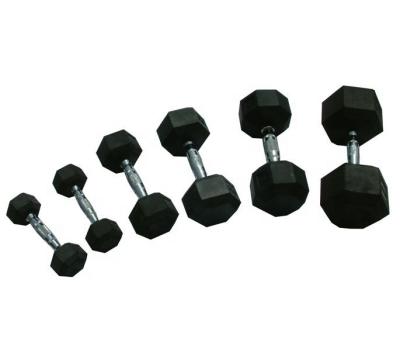 China rubber covered dumbbell hex dumbbell for sale / kg dumbbell for sale