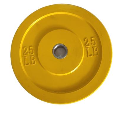 China Colored Natural Rubber Gym Weight Bumper Plates for sale