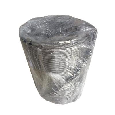 China High Strength 304 Rope Woven Ferrule Mesh Stainless Steel Flexible Wire Mesh for sale