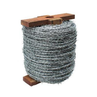 China Cheap price single strand hot dip galvanized steel wire / double wire barbed galvanized burr wire coils for sale