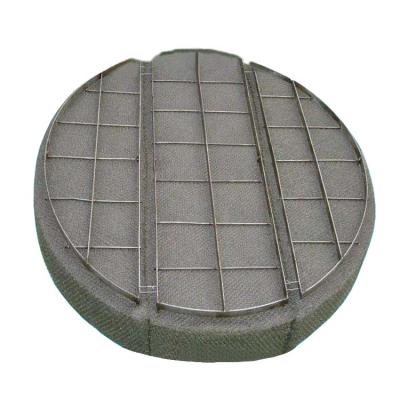 China Corrosion Resistance Tower Internals Stainless Steel Wire Mesh Demister Pad For Liquid Gas Filters for sale