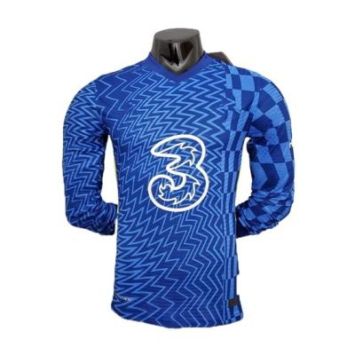 China Shirts & Che lsea players version home sports men's long sleeve soccer jerseys uniform t-shirt nylon football shirt training tops for sale