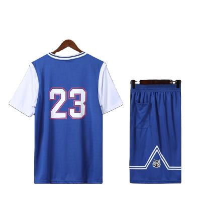 China Antibacterial Classic Basketball Clothes Jersey Custom 30 Teams T-Shirt Vests Team Embroidery Silk Printing for sale