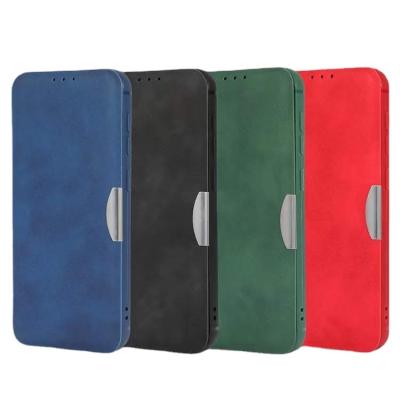 China New Design High Quality Shockproof Custom Strong Magnetic Case Smart Full Cover Leather Flip Cover Mobile Phone Case For iPhone for sale