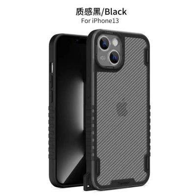 China Shockproof High Quality Shockproof Strong Design Carbon Fiber Case Phone Back Cover For Smart Mobile Phone With Strap for sale