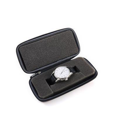 China New Style Waterproof Shockproof EVA Watch Box Foam Cut Dustproof Insert Customized Logo Support Mens Mss Watch Gift Storage Box Case for sale