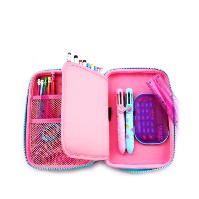 China High Quality Popular Waterproof Dustproof Shockproof Children Stationery Pencil Storage Boxes /Tool Case Box Large Capacity For Home School for sale