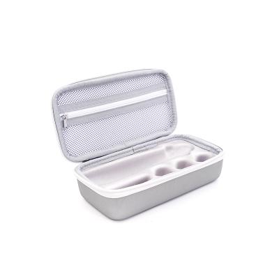 China Free Sample Waterproof Shockproof Dustproof Case Storage Boxes EVA Gray Black Color Mesh Packaging For Home Travel for sale