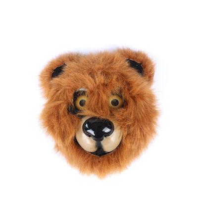 China EVA Velvet Party Halloween Animal High Quality Dustproof Shockproof Waterproof Lion Mask Animal Head for sale