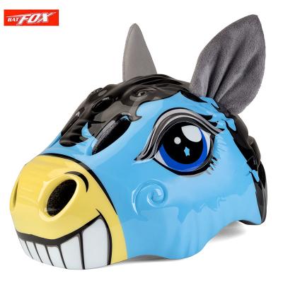 China Helmet Inspired by Polyester Kid Helmet 3D Cartoon Design Kid Bike Toy with Led Taillight Toddler Helmet Best Gift for sale