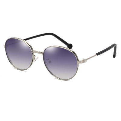 China New fashion sunglasses round frame metal sunglasses shape web celebrity sunglasses for women for sale