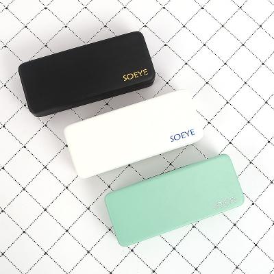 China Custom LOGO anti-pressure optical glass case/glass sunglasses packaging/lightweight portable sunglass reading glass box packaging for sale