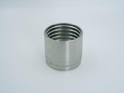 China Round Stainless Steel Hydraulic Hose Ferrule Fittings Terminal Ferrule for High Pressure for sale