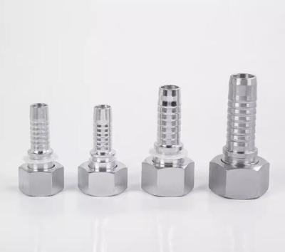 China 20411 Hydraulic Fitting Male Pressure Carbon Steel NPT Male to NPT Female Fittings for sale