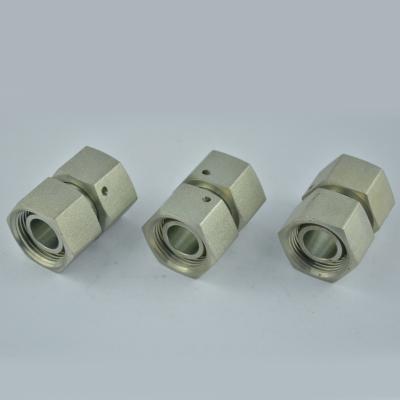 China Metric Bite-Type Tube Fitting Straight Adapter with Swivel Nut Model NO. 3C-W 3D-W for sale