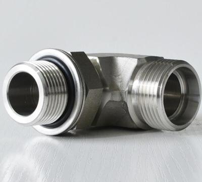 China Pipe Lines Connect Carbon Steel Hydraulic Fittings Adjustable Elbow OEM Accepted 1CG9 for sale