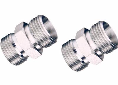 China Metric 24deg Cone Carbon Steel Hydraulic Fittings Suitable for Heavy Duty Applications for sale