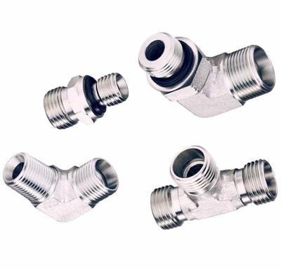 China Female Connection Parker Male Stud Connector Hydraulic Adapter Steel Adapter Fitting Parts for sale