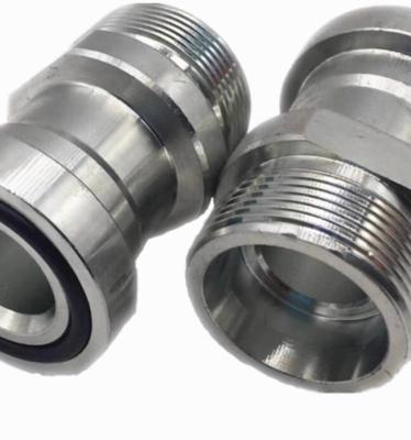 China Male Connection Metric Bite Type SAE Flange 3000 Psi Adapter Fitting with Round Head for sale