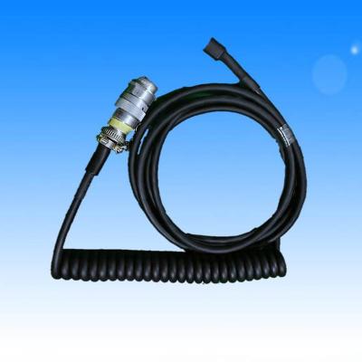 China 16AWG, 18AWG, 22AWG Auto Coil Coiled Spiral Cable, Spiral Cable With Connector for sale