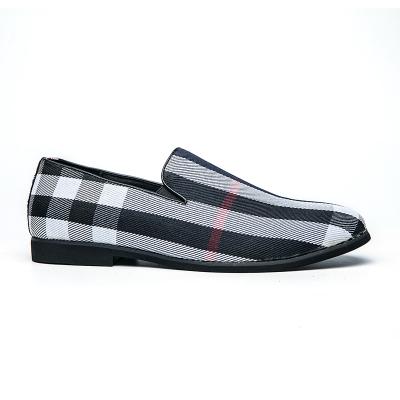 China Handmade PU Leather Printing Twill Lightweight Men's Loafer Formal Casual Dress Shoe for sale