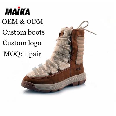 China Usb Custom Made Upper Leather Boot Custom Made Military Boots Mountaineering Shoes for sale