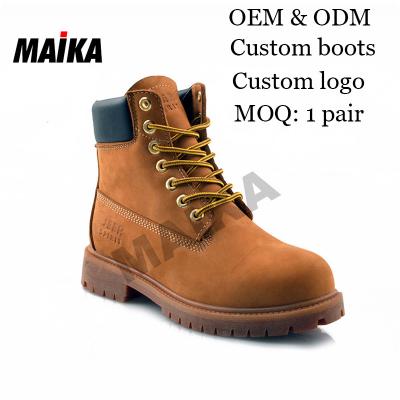 China Usb Custom Made Upper Leather Boot Custom Made Military Boots Mountaineering Shoes for sale