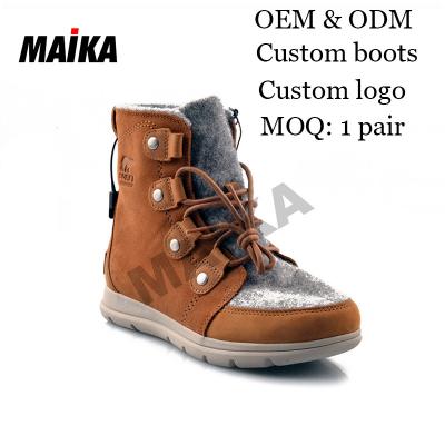 China Usb Custom Made Upper Leather Boot Custom Made Military Boots Mountaineering Shoes for sale