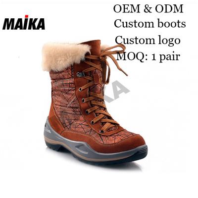 China Usb Custom Made Upper Leather Boot Custom Made Military Boots Mountaineering Shoes for sale