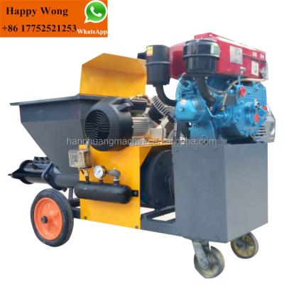 China Plaster Construction Industrial Layout Machinery Wall Cement Plaster Mortar Spray Machine for sale