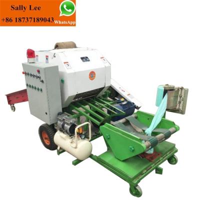 China Highly Efficient Mini Agricultural Machinery Silage Baler and Wrapper Farm Animals Grass Packing Machine for sale