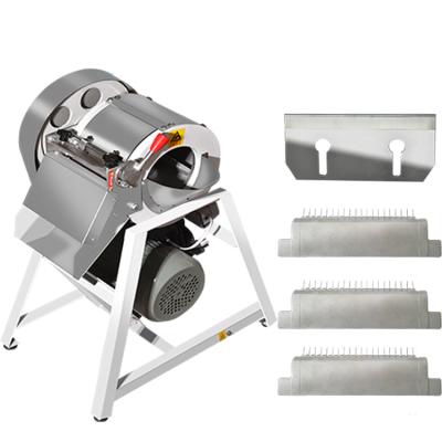 China Energy-saving industrial electric multi-function vegetable vegetable cutter fruit potato carrot slicing cutting dicing processing machine for sale